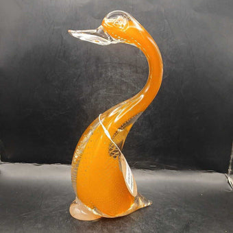 Vintage ITALY Murano Glass Swan Bullicante Bubbles