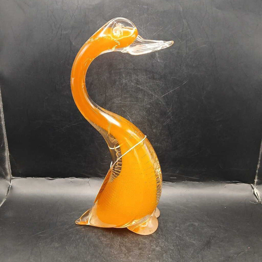 Vintage ITALY Murano Glass Swan Bullicante Bubbles