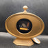 Brass Oval Desk Clock