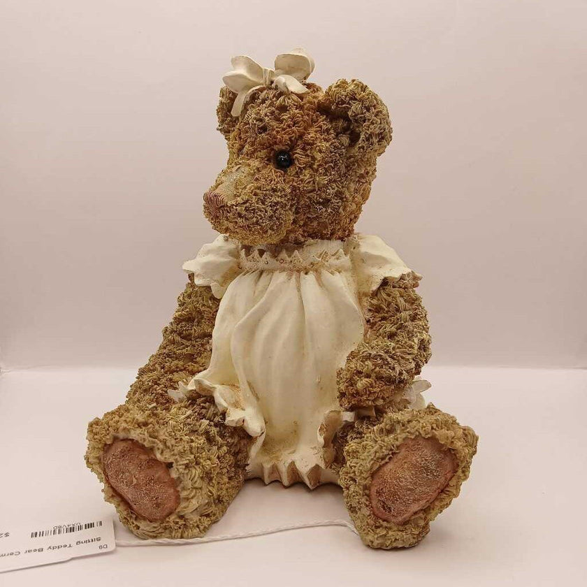 Sitting Teddy Bear Cermaic