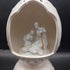 Porcelain egg music box/ nativity (P)
