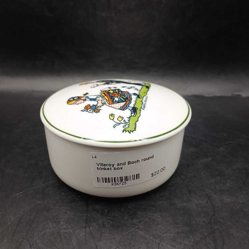 Villeroy and Boch round trinket box