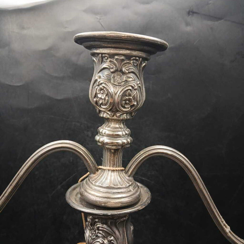 WM Rogers and son silverplate candelabra