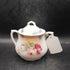 Vintage Lustreware Cabbage Roses Porcelain Germany Sugar Bowl + Lid