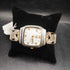 12K Black Hills Gold Leaves on Sterling Day +Date Quartz Watch