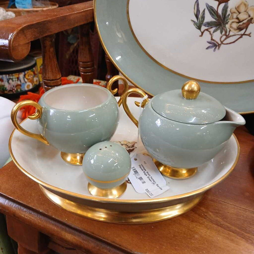 Vintage Watt Pottery Service Pieces-Sage Green (P)