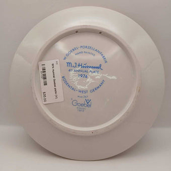 1974 Hummel Goebel plate (V)