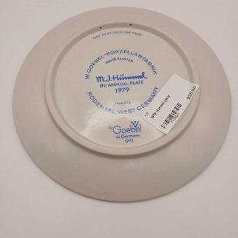 1979 Hummel plate