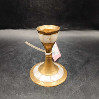 Brass & MOP candlestick