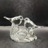 1950's Swirled Glass Lovebirds
