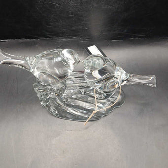 1950's Swirled Glass Lovebirds
