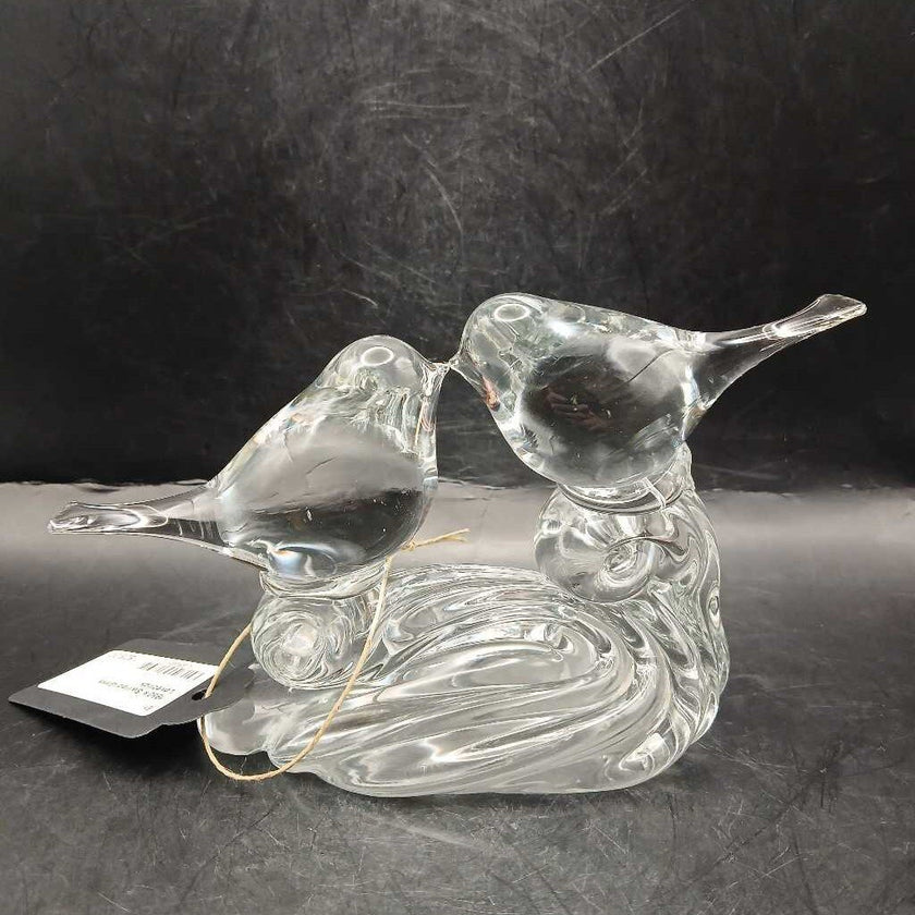 1950's Swirled Glass Lovebirds