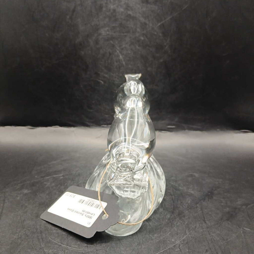 1950's Swirled Glass Lovebirds