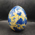 Yellow and Blue Ceramic Egg