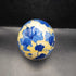 Yellow and Blue Ceramic Egg