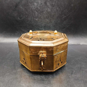 Vintage brass box