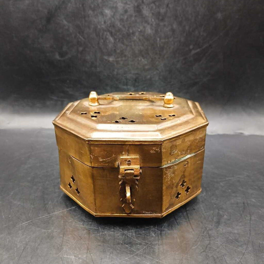 Vintage brass box