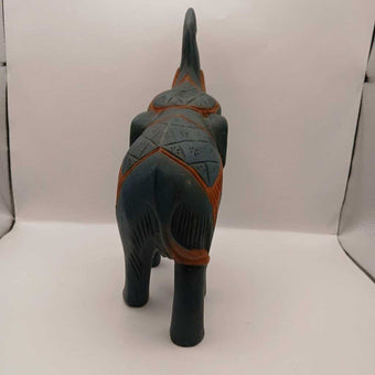 VTG Teal Blue handcar ed Elephant