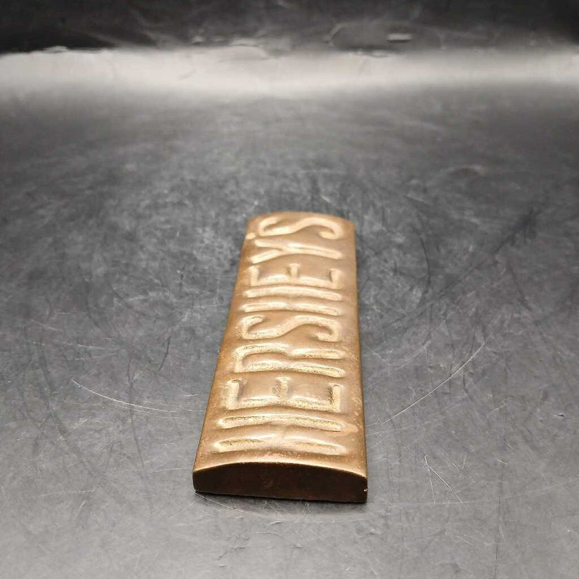 VTG Solid Brass Hershey Candy Bar Paper Weight