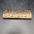 VTG Solid Brass Hershey Candy Bar Paper Weight