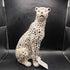 White & Gold Ceramic Leopard