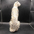White & Gold Ceramic Leopard