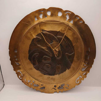Brass Wall Plaque Good Fortune