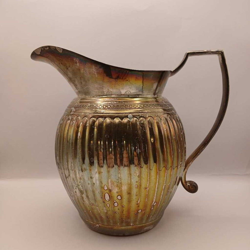 Silver art deco style pitcher