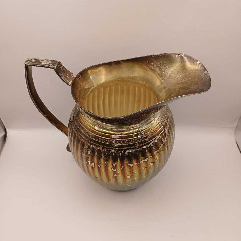 Silver art deco style pitcher