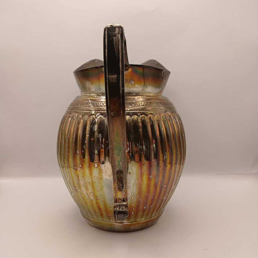 Silver art deco style pitcher