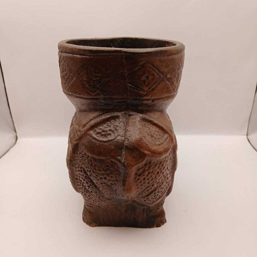 VTG Brown Elephants Planter Pot