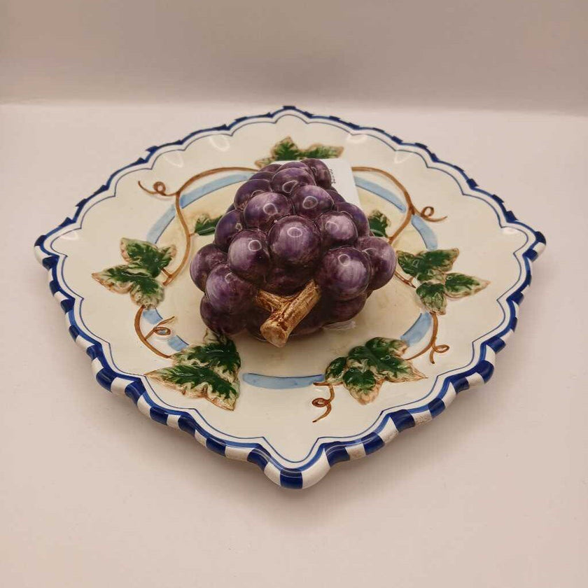 VTG Bella Casa Grape Plate