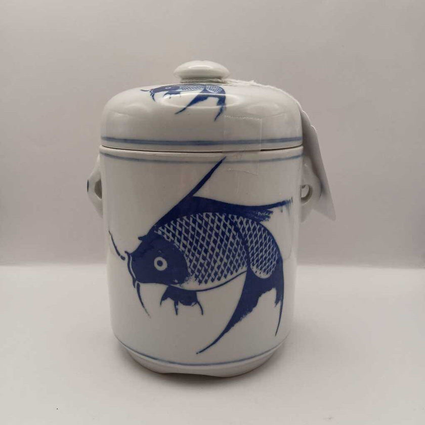 VTG Chinese KOI Fish Tea/Ginger Jar