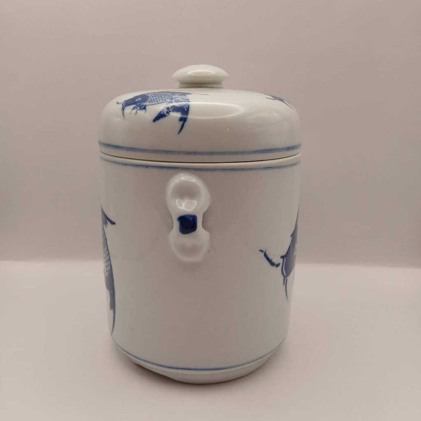 VTG Chinese KOI Fish Tea/Ginger Jar