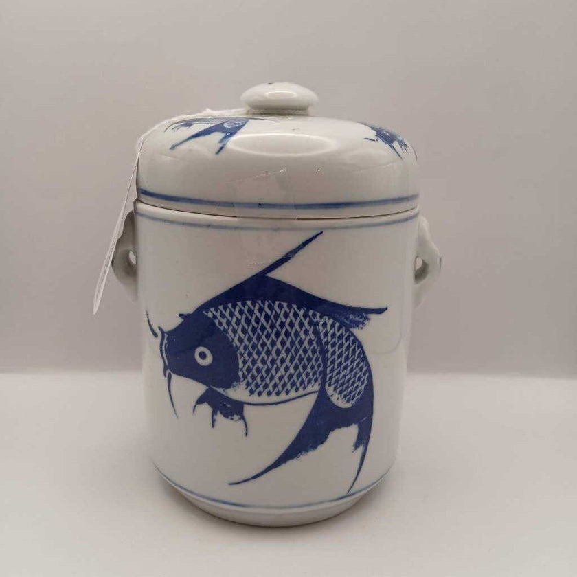 VTG Chinese KOI Fish Tea/Ginger Jar