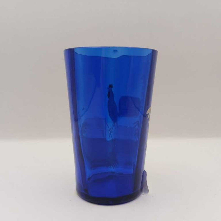 VTG Mary Gregory cobalt Blue glass