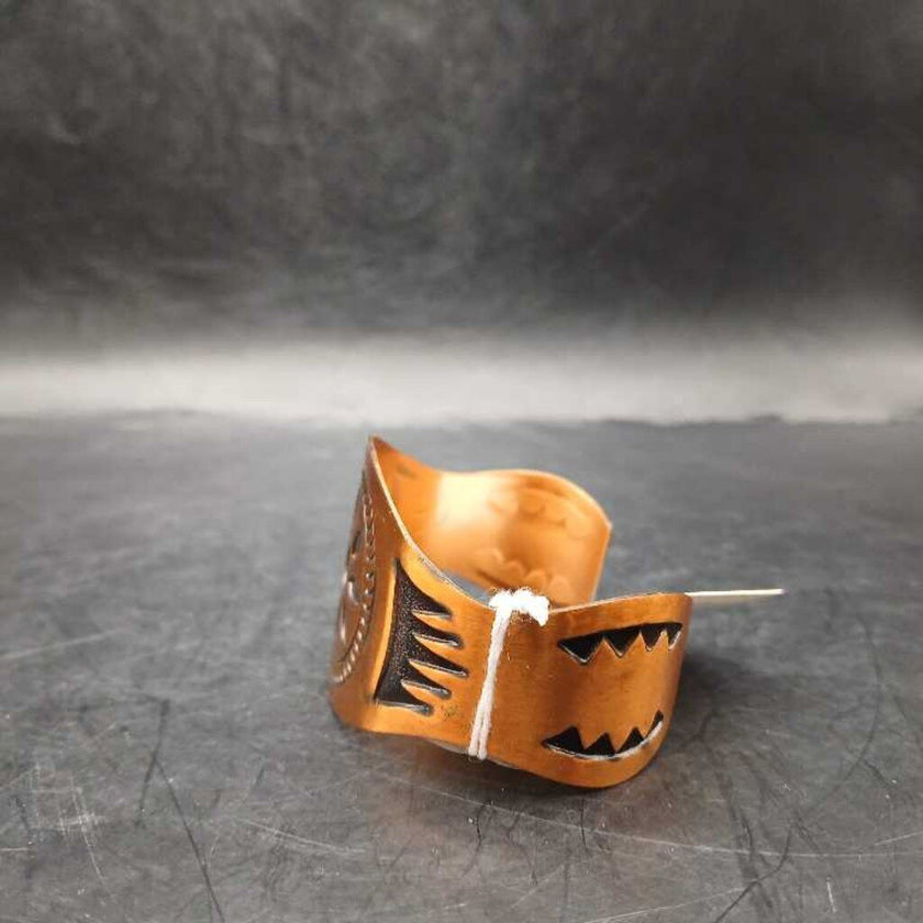 Southwest Style Copper Stamped Cuff Bracelet