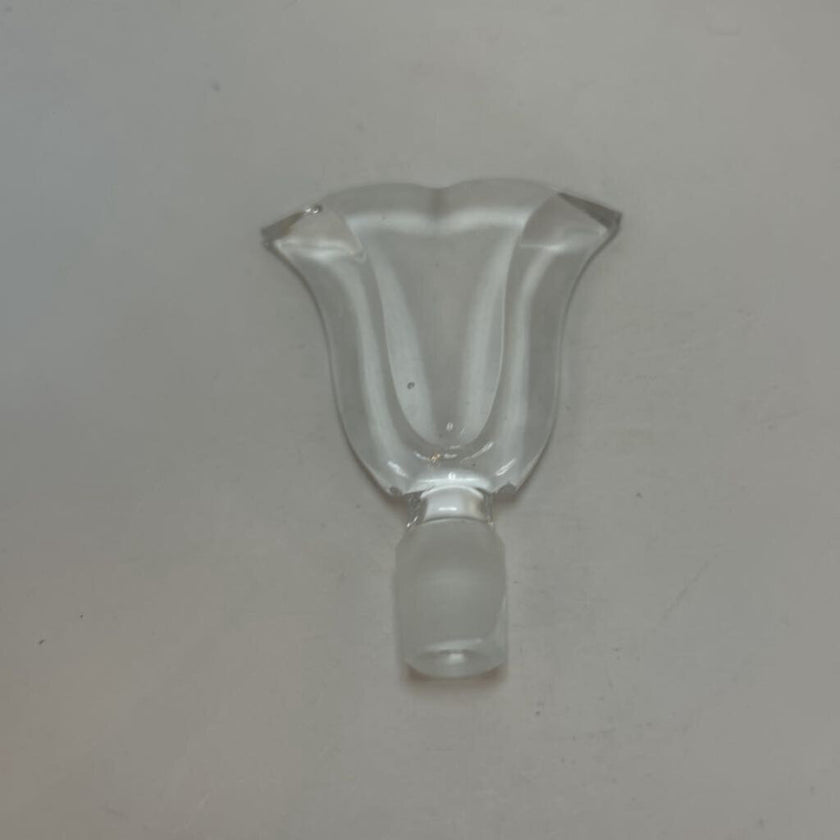 Vintage black and white perfume bottle