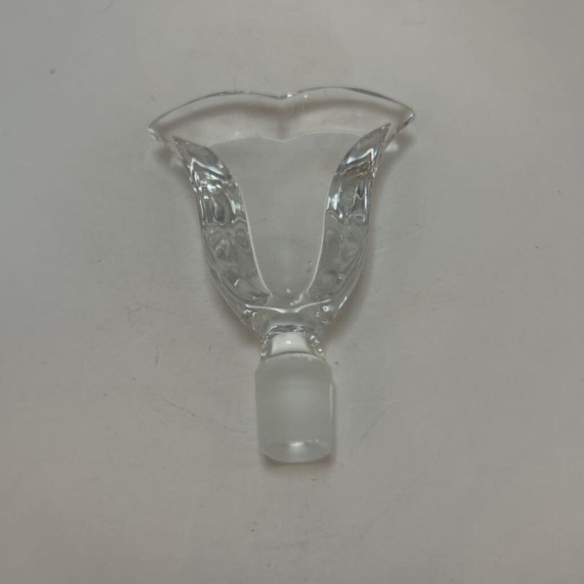 Vintage black and white perfume bottle