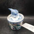 Vintage Ben Rickert Porcelain Bunny Chinoiserie Trinket Box (M)
