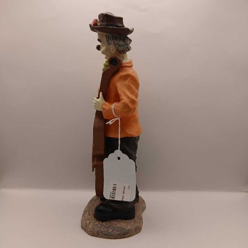 circus clown with bass (P)