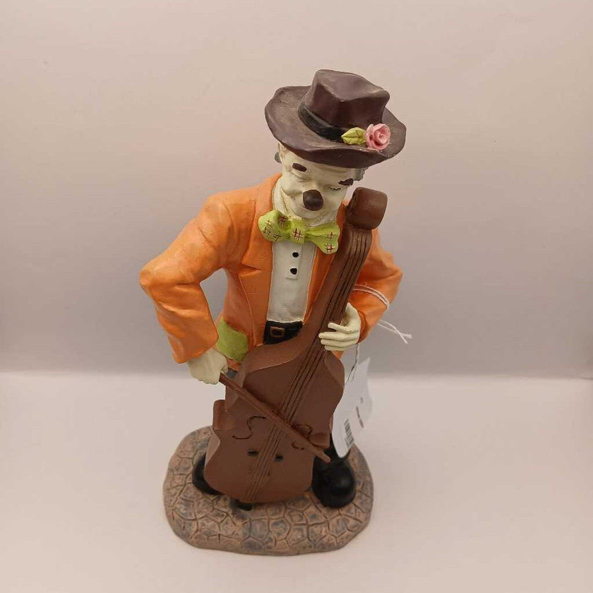 circus clown with bass (P)