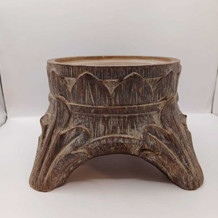 Vintage Lotus Vase Base/Statue Base