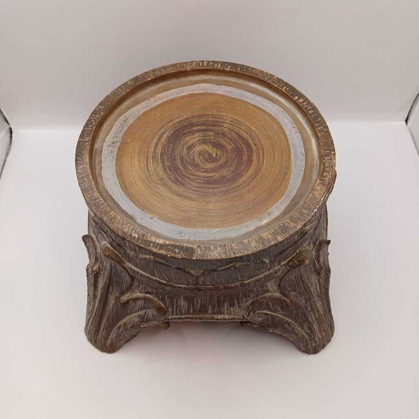 Vintage Lotus Vase Base/Statue Base