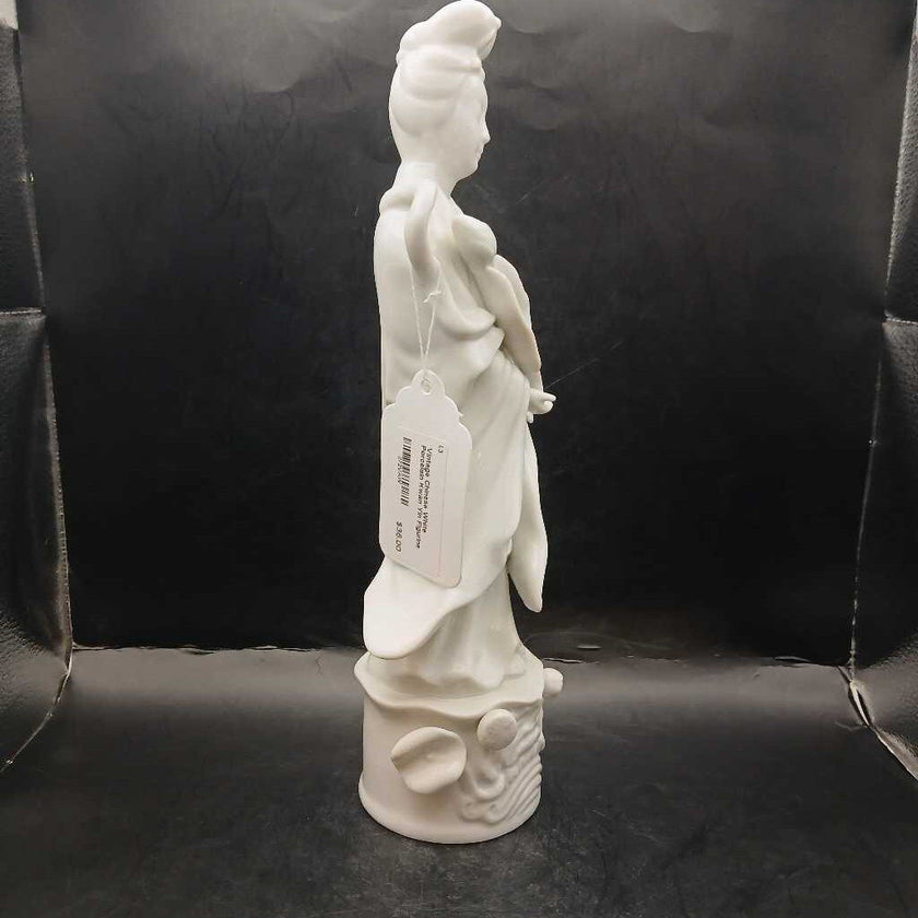 Vintage Chinese White Porcelain Kwan Yin Figurine