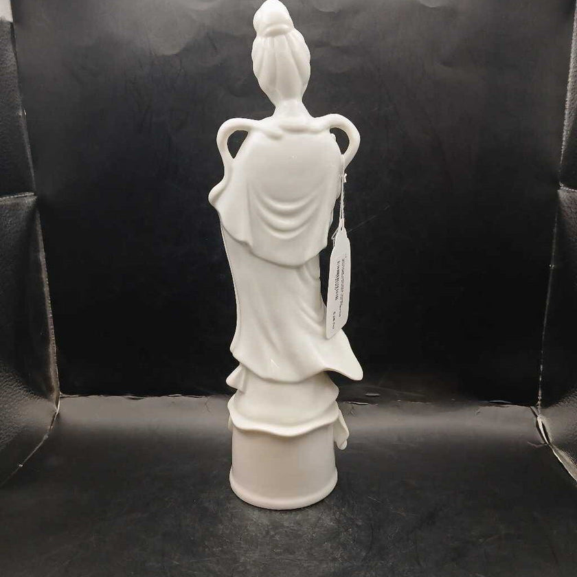 Vintage Chinese White Porcelain Kwan Yin Figurine