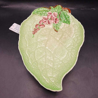 Vintage Carlton Ware (ENGLAND) Foxglove Majolica Serving Bowl/ Candy Dish