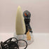 1991 Lighted Halloween Ceramic Flying Witch w/Cat Over The Moon House of Lloyd 7
