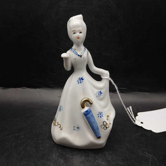 Colonial Lady porcelain bell
