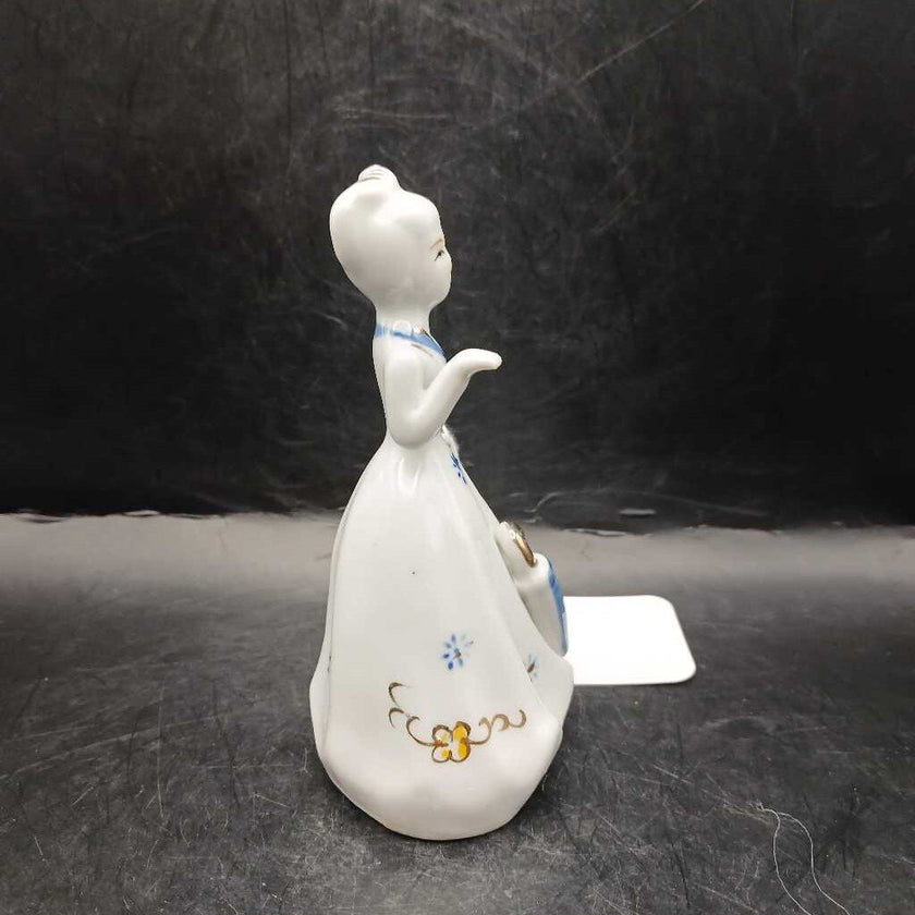 Colonial Lady porcelain bell